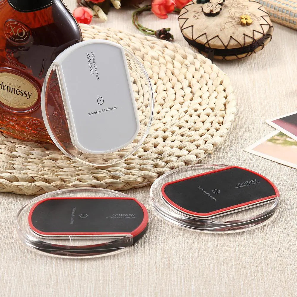 Crystal Wireless Charger with Transmitter and Receiver