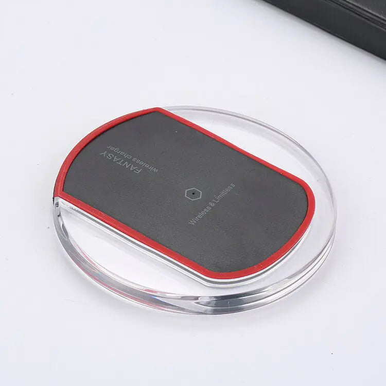 Crystal Wireless Charger with Transmitter and Receiver